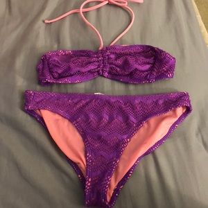 purple bikini
